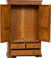 Biscottini-Armadio-Country-in-legno-massello-di-tiglio-finitura-noce-L120xPR59xH197-cm.-Made-in-Italy
