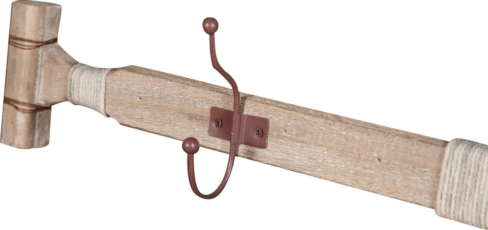 Biscottini-Attaccapanni-da-parete-a-forma-di-remo-in-legno-massello-L116,5XPR6,5XH15-cm