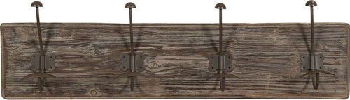 Biscottini-Attaccapanni-da-parete-in-legno-massiccio-e-ferro-forgiato-a-mano-finitura-legno-anticato-78x10x21-cm