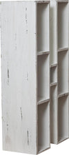 Biscottini-Bacheca-a-forma-di-lettera-H-in-legno-bianco-anticato-L30xPR18xH63-cm