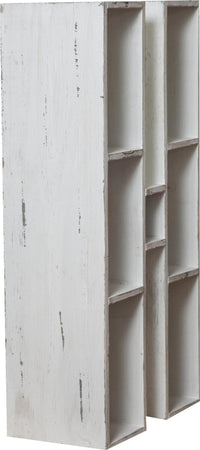 Biscottini-Bacheca-a-forma-di-lettera-H-in-legno-bianco-anticato-L30xPR18xH63-cm