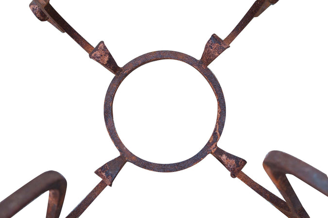 Biscottini-Base-tavolo-in-ferro-pieno-rotonda-diametro-65xH60-cm.