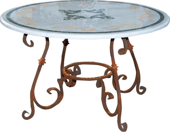Biscottini-Base-tavolo-in-ferro-pieno-rotonda-L110xPR110xH74-cm.-(diam.90-cm.)