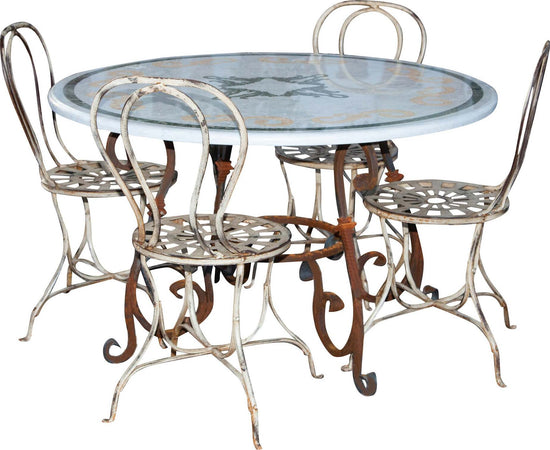 Biscottini-Base-tavolo-in-ferro-pieno-rotonda-L110xPR110xH74-cm.-(diam.90-cm.)