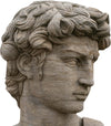 Biscottini-Busto-di-David-in-Pietra,-L43XPR35xH64-cm
