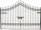 Biscottini-Cancello-in-ferro-pieno-finitura-antico-anticata-L335xPR10xH245-cm