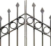 Biscottini-Cancello-in-ferro-pieno-finitura-antico-anticata-L335xPR10xH245-cm