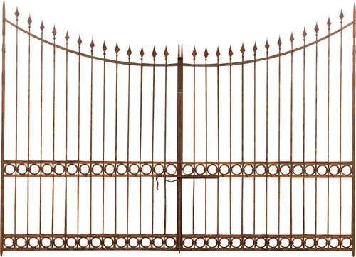 Biscottini-Cancello-in-ferro-pieno-finitura-antico-anticata-L400xPR10xH289-cm.-Made-in-Italy