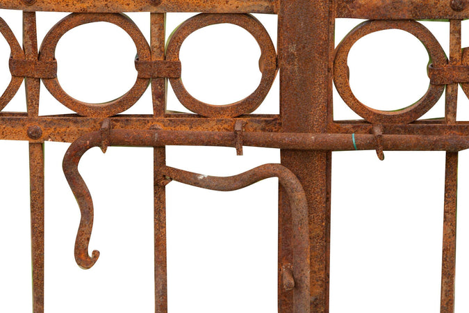 Biscottini-Cancello-in-ferro-pieno-finitura-antico-anticata-L400xPR10xH289-cm.-Made-in-Italy