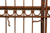 Biscottini-Cancello-in-ferro-pieno-finitura-antico-anticata-L402xPR10xH263-cm