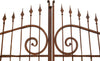 Biscottini-Cancello-in-ferro-pieno-finitura-antico-anticata-L402xPR10xH263-cm