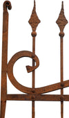 Biscottini-Cancello-in-ferro-pieno-finitura-antico-anticata-L402xPR10xH263-cm