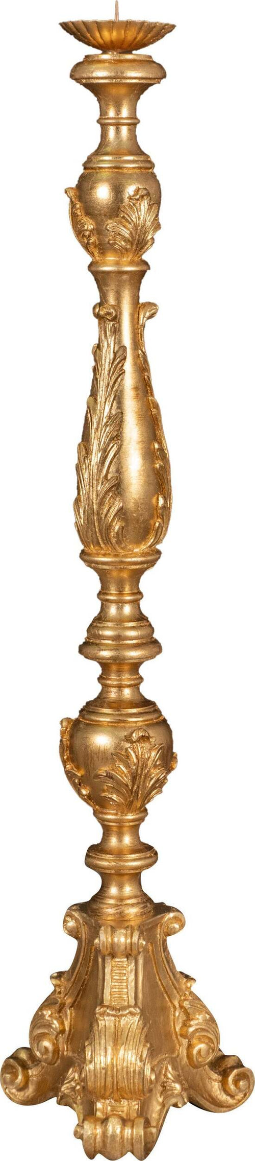 Biscottini-CANDELIERE-IN-LEGNO-FINITURA-FOGLIA-ORO-ANTICATA-MADE-IN-ITALY