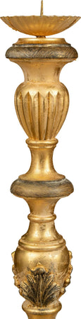 Biscottini-CANDELIERE-IN-LEGNO-FINITURA-FOGLIA-ORO-ANTICATO-E-NERO-MADE-IN-ITALY