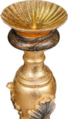 Biscottini-CANDELIERE-IN-LEGNO-FINITURA-FOGLIA-ORO-ANTICATO-E-NERO-MADE-IN-ITALY