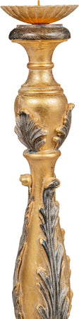 Biscottini-CANDELIERE-IN-LEGNO-FINITURA-FOGLIA-ORO-ANTICATO-E-NERO-MADE-IN-ITALY