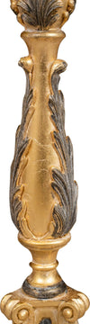 Biscottini-CANDELIERE-IN-LEGNO-FINITURA-FOGLIA-ORO-ANTICATO-E-NERO-MADE-IN-ITALY