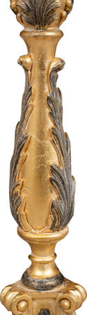 Biscottini-CANDELIERE-IN-LEGNO-FINITURA-FOGLIA-ORO-ANTICATO-E-NERO-MADE-IN-ITALY