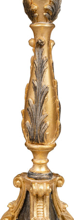 Biscottini-CANDELIERE-IN-LEGNO-FINITURA-FOGLIA-ORO-ANTICATO-E-NERO-MADE-IN-ITALY