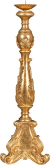 Biscottini-CANDELIERE-IN-LEGNO-FINITURA-IN-FOGLIA-ORO-ANTICATO-ANTICATA-MADE-IN-ITALY