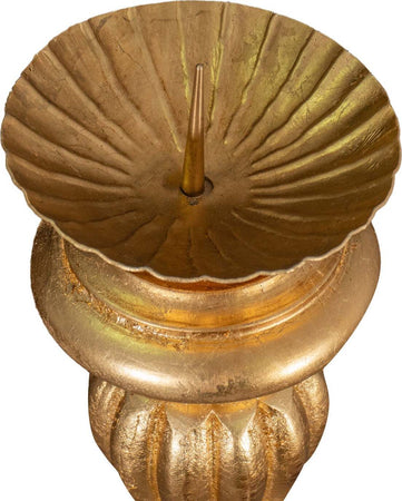 Biscottini-CANDELIERE-IN-LEGNO-FINITURA-IN-FOGLIA-ORO-ANTICATO-ANTICATA-MADE-IN-ITALY