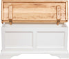 Biscottini-Cassapanca-Country-in-legno-massello-di-tiglio-struttura-bianca-anticata-piano-finitura-naturale-L100xPR38xH48-cm.-Made-in-Italy