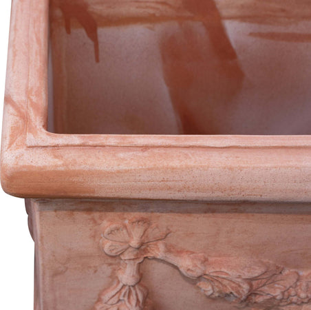 Biscottini-Cassetta-fioriera-in-Terracotta-festonato-100%-Made-in-Italy-interamente-Lavorata-a-Mano