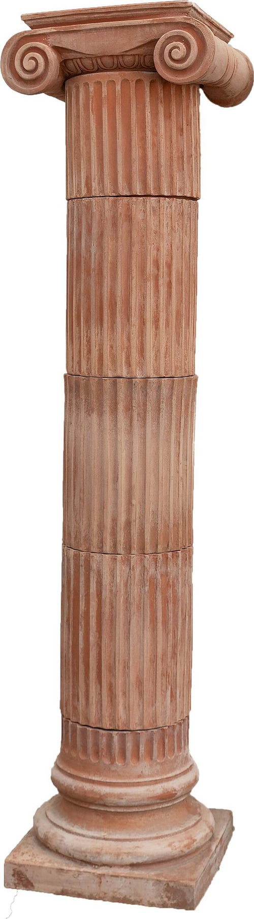 Biscottini-Colonna-ionica-in-terracotta-di-galestro-100%-Made-in-Italy-interamente-Lavorata-a-Mano