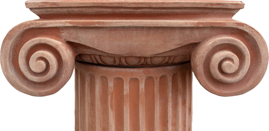 Biscottini-Colonna-ionica-in-terracotta-di-galestro-100%-Made-in-Italy-interamente-Lavorata-a-Mano