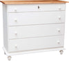 Biscottini-Comò-Country-in-legno-massello-di-tiglio-struttura-bianca-anticata-piano-finitura-naturale-L114xPR49xH99-cm.-Made-in-Italy
