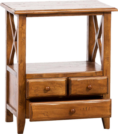Biscottini-Comodino-Country-in-legno-massello-di-tiglio-finitura-noce-L56xPR36xH66-cm.-Made-in-Italy