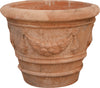 Biscottini-Conca-festonata-invecchiata,-in-terracotta-toscana-100%-Made-in-Italy-interamente-Lavorata-a-Mano-diam.50xH40-cm.