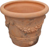 Biscottini-Conca-festonata-invecchiata,-in-terracotta-toscana-100%-Made-in-Italy-interamente-Lavorata-a-Mano-diam.80xH60-cm.
