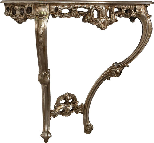 Biscottini-CONSOLLE-IN-LEGNO-FINITURA-FOGLIA-ARGENTO-ANTICATO-MADE-IN-ITALY