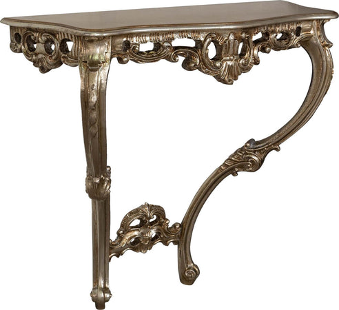 Biscottini-CONSOLLE-IN-LEGNO-FINITURA-FOGLIA-ARGENTO-ANTICATO-MADE-IN-ITALY