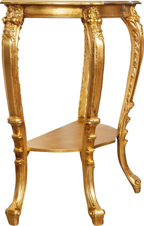 Biscottini-CONSOLLE-IN-LEGNO-FINITURA-FOGLIA-FOGLIA-ORO-ANTICATO-MADE-IN-ITALY