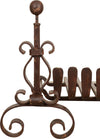 Biscottini-Coppia-di-alari-con-braciere-L70xPR50xH50-cm-in-ferro-battuto
