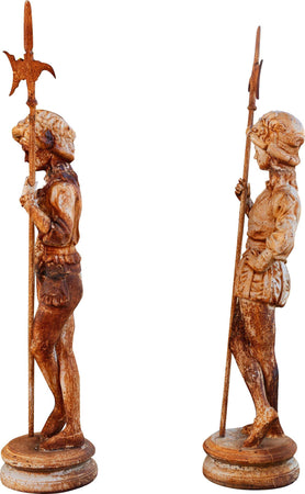 Biscottini-Coppia-di-statue-in-fusione-di-ghisa-L57xPR35xH167-cm-cad.-finitura-bianca-anticata
