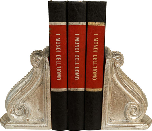Biscottini-Coppia-fermalibri-in-legno-finitura-argento-anticato-Made-in-Italy