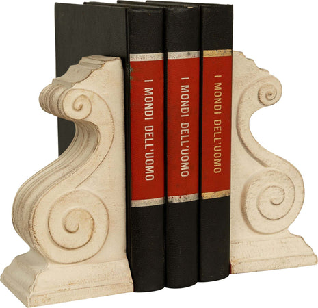 Biscottini-Coppia-fermalibri-in-legno-finitura-bianco-anticato-Made-in-Italy