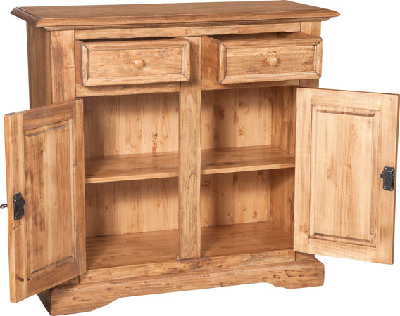 Biscottini-Credenza-Country-in-legno-massello-di-tiglio-finitura-naturale-L110xPR45xH103-cm.-Made-in-Italy