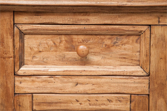 Biscottini-Credenza-Country-in-legno-massello-di-tiglio-finitura-naturale-L110xPR45xH103-cm.-Made-in-Italy