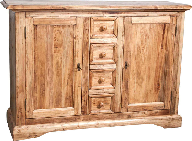 Biscottini-Credenza-Country-in-legno-massello-di-tiglio-finitura-naturale-L135xPR45xH92-cm.-Made-in-Italy
