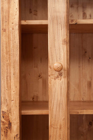Biscottini-Credenza-Country-in-legno-massello-di-tiglio-finitura-naturale-L142xPR50xH225-cm.-Made-in-Italy
