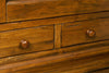 Biscottini-Credenza-Country-in-legno-massello-di-tiglio-finitura-noce-L142xPR50xH225-cm.-Made-in-Italy