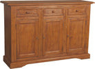 Biscottini-Credenza-Country-in-legno-massello-di-tiglio-finitura-noce-L156xPR45xH103-cm.-Made-in-Italy