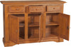 Biscottini-Credenza-Country-in-legno-massello-di-tiglio-finitura-noce-L156xPR45xH103-cm.-Made-in-Italy