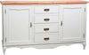 Biscottini-Credenza-Country-in-legno-massello-di-tiglio-struttura-bianca-anticata-piano-finitura-naturale-L160xPR42xH90-cm.-Made-in-Italy