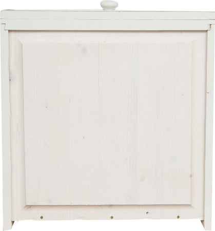 Biscottini-Credenza-Country-in-legno-massello-di-tiglio-struttura-bianca-anticata-top-finitura-naturale-L202xPR45xH103-cm.-Made-in-Italy
