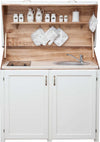 Biscottini-Credenza-cucina-in-legno-massello-di-tiglio-finitura-bianca-anticata-L130xPR60xH115-cm.-Made-in-Italy